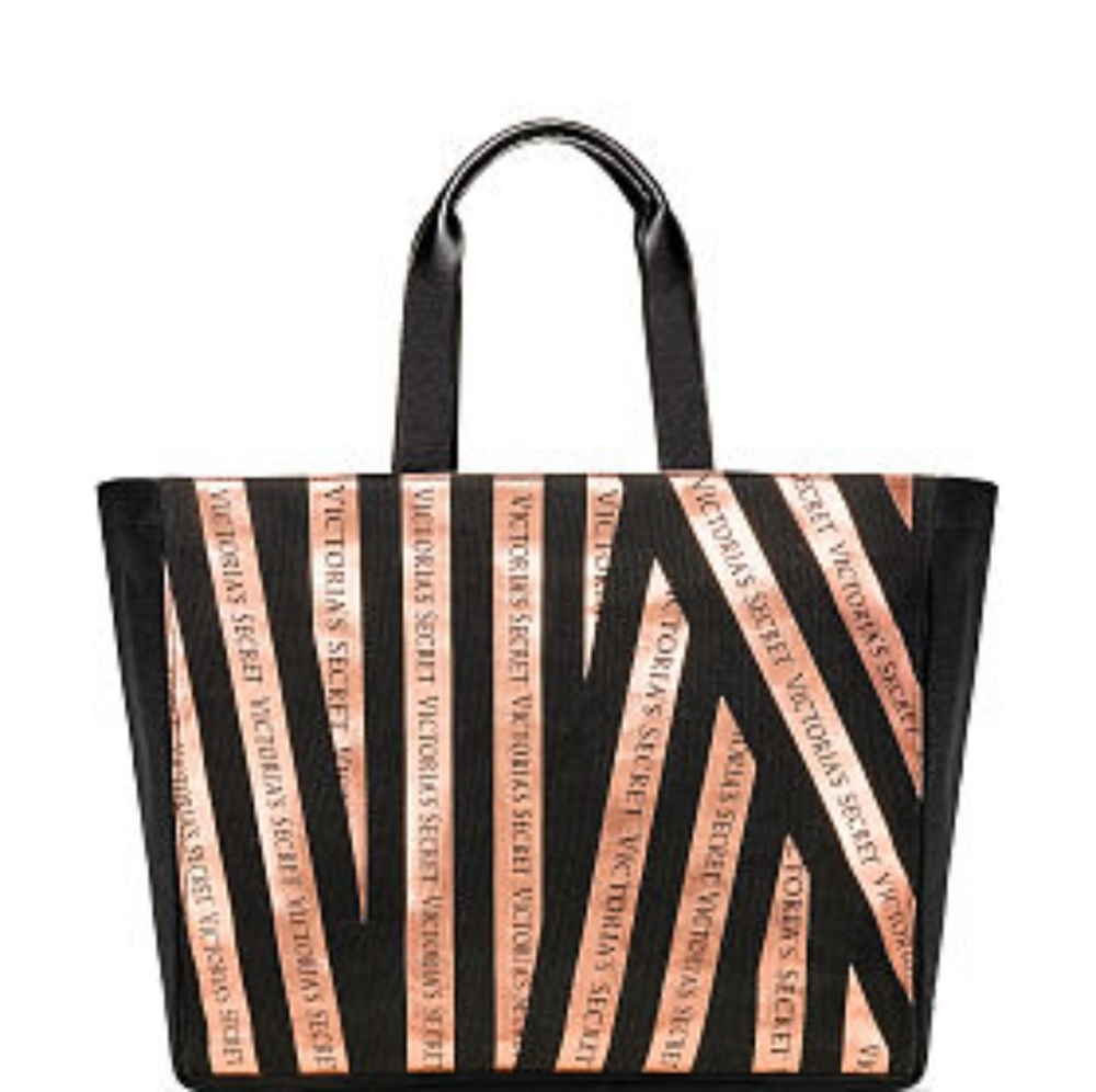 VICTORIA SECRET Seduction Rosegold & Black Tote